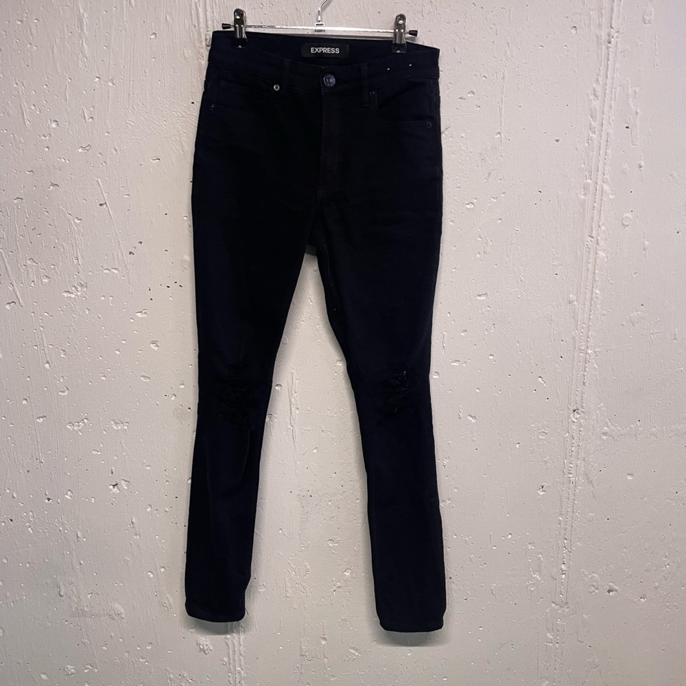 Express Women's black Skinny Jeans